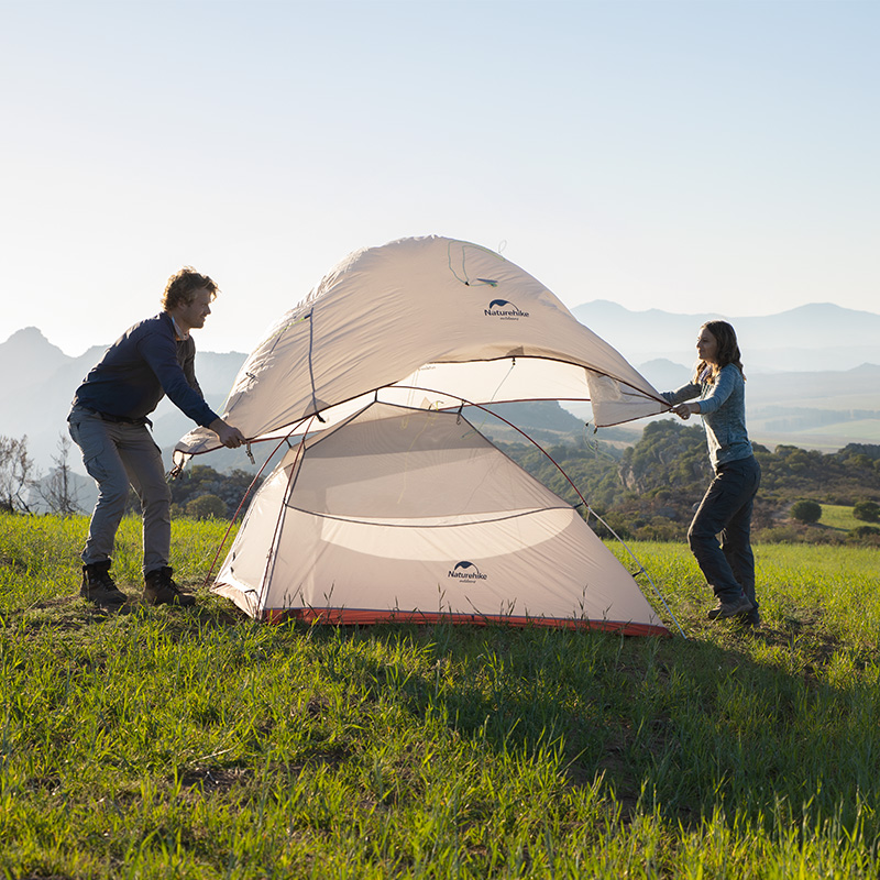 Naturehike ultralehký stan Cloud Up2 20D 1568g - šedý